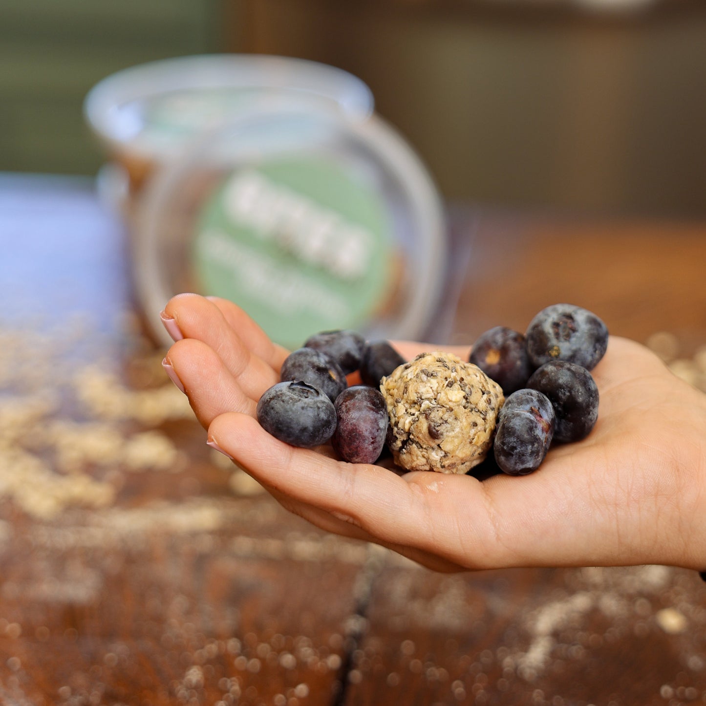 Blueberry Energy Balls