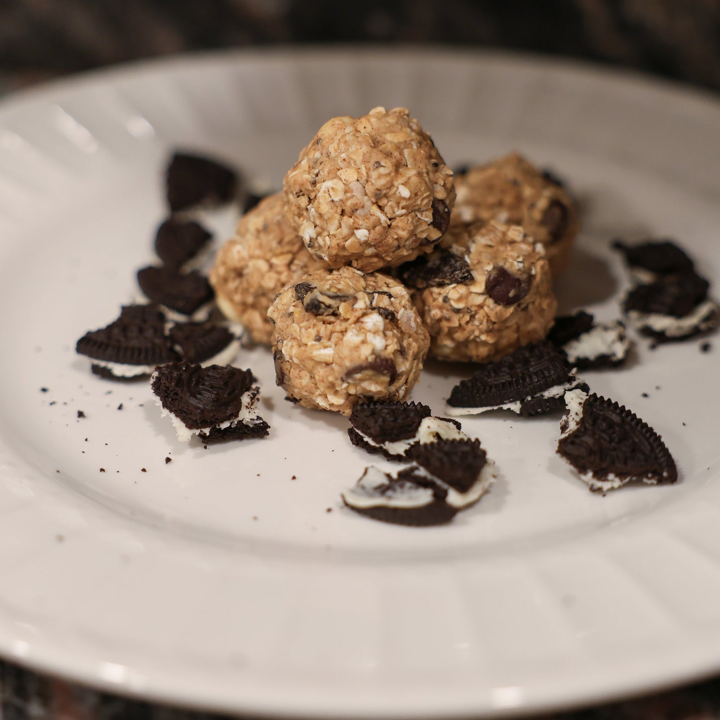 Cookies & Cream Gluten & Dairy Free Energy Bites